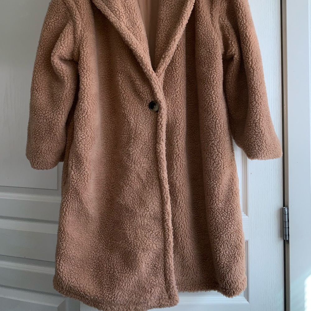 Soft teddy bear coat